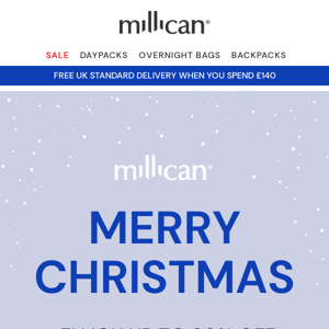 Merry Christmas from Millican 🎁