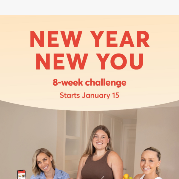 New Year Challenge starts soon - 30% off all plans! 💫