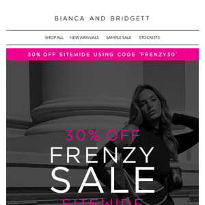 CLICK FRENZY EARLY ACCESS! TAKE 30% OFF SITEWIDE 🎉