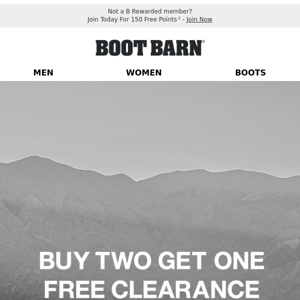 Buy Two Get One Free All Clearance