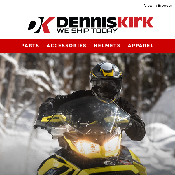 Shop Windshields for your snowmobile at DK!