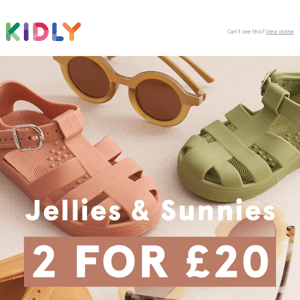 2 for £20: Jellies & Sunnies ☀️