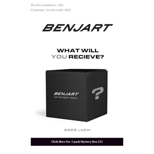 Members Mystery Packs! Live via Benjart.com