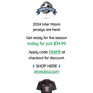 Do You Have The New Inter Miami Jersey?