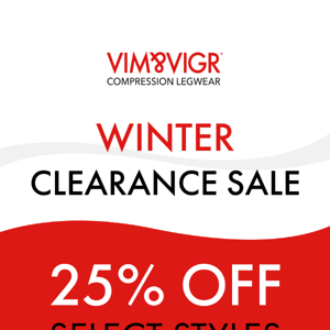 Winter Clearance Sale ❄️ 25% OFF