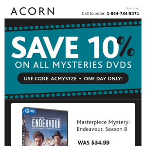 All Mysteries: 10% Off Today