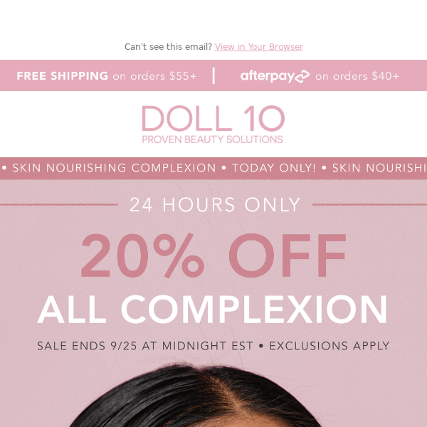 😍 20% OFF ALL COMPLEXION!