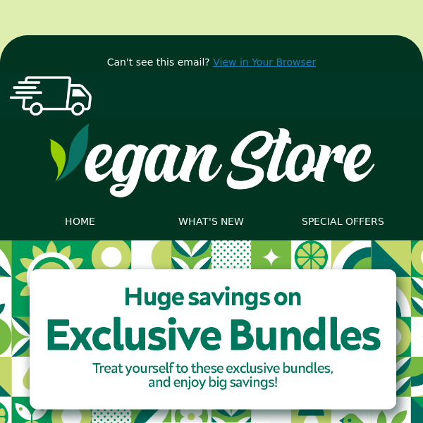 Huge savings on exclusive bundles 🌞