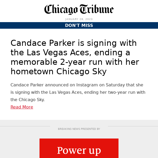 Candace Parker leaving Chicago Sky