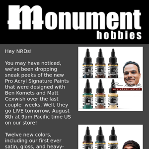 New Signature Sets are HERE! - Monument Hobbies