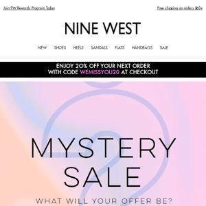 🔎 Mystery Sale—Your Offer Ends Today!