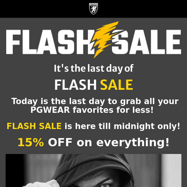 It's the last day of FLASH SALE!💥