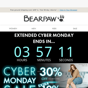 HOURS LEFT! 😱 Extended Cyber Monday