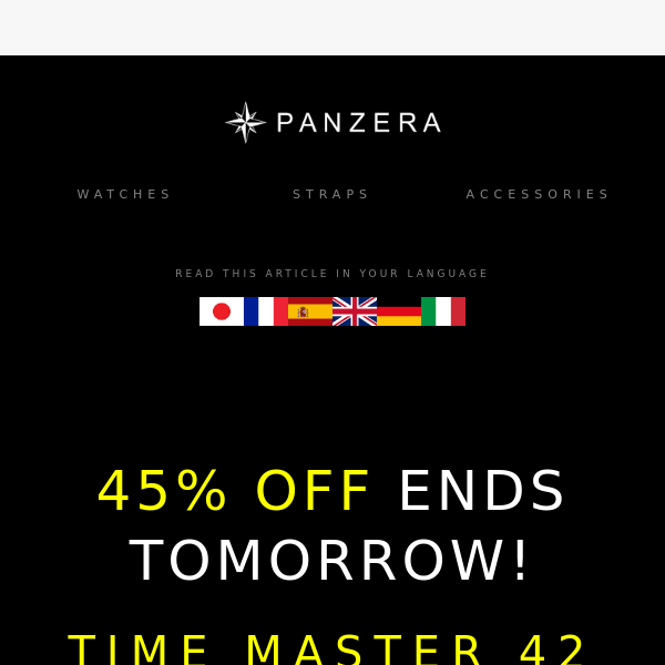 Last Chance to Secure Your Time Master 42!