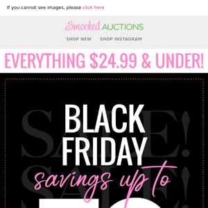 Savings up to 70% Off! Shop Black Friday!