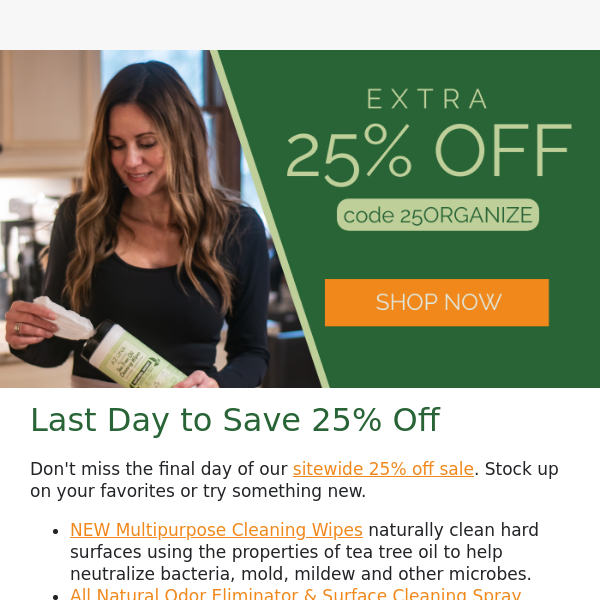 Extra 25% OFF Sitewide