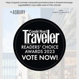 Polls CLOSE this Friday June 30th for Condé Nast Traveler's 2023 Readers Choice Awards!