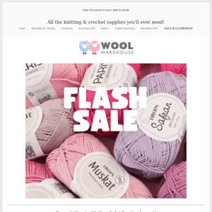 ⚡ FLASH SALE 30% Off Drops Yarns! For Three Days Only ⚡