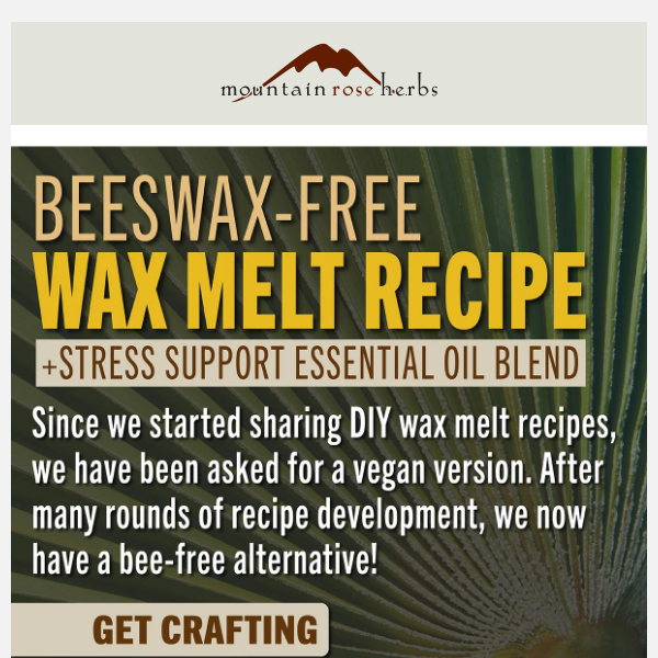 Vegan Wax Melt Recipe