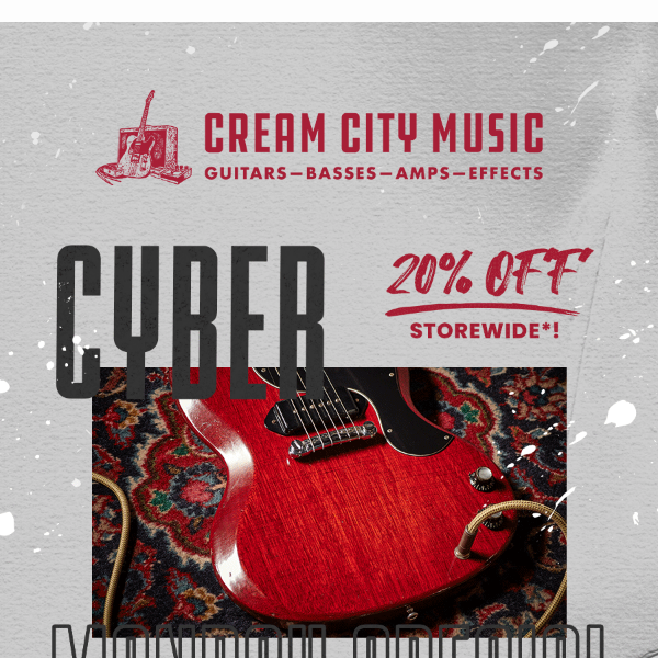 Cyber Monday Encore: 20% OFF Storewide For One Final Day!