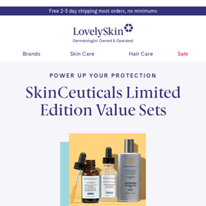 Prevent & protect with SkinCeuticals limited edition value sets