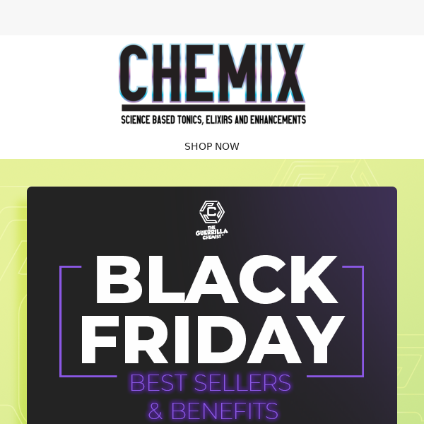 Black Friday | Best Sellers!