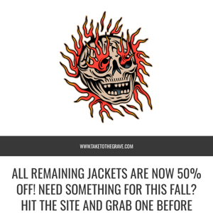 JACKETS 50% OFF!