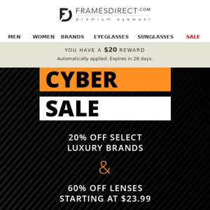 Save On Top Brands During the Cyber Sale!