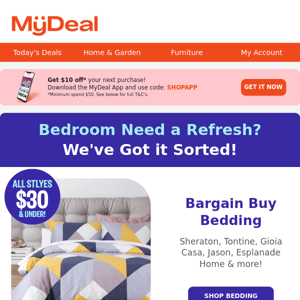 Bargain Bedding $30 & Under! 😴