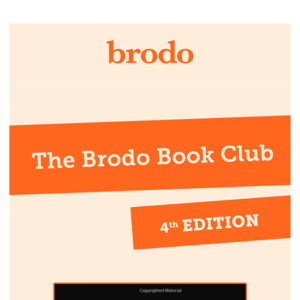 Brodo Book Club: 4th Edition