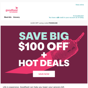 Deflate your grocery bill 💨 HOT DEALS🔥 + $100 OFF