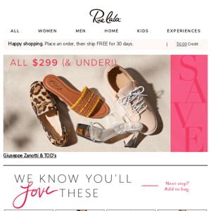 CLEARANCE CLOSET { ALL 60 – 80% Off } - Rue La La