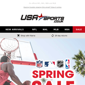 USA Sports Co UK Up to 60% OFF in our Spring Sale 🌼