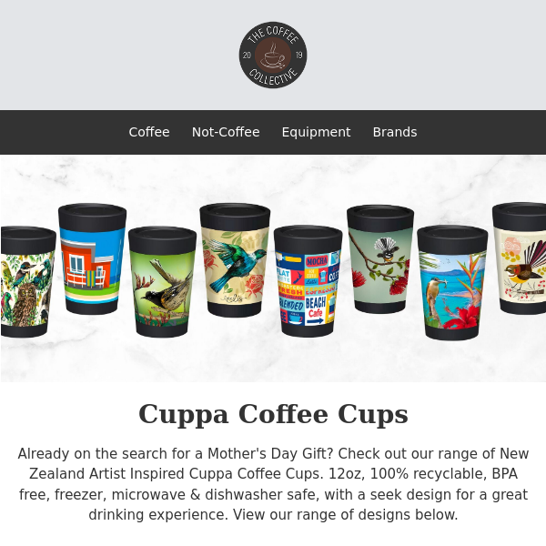 Cuppa Coffee Cups  ☕️