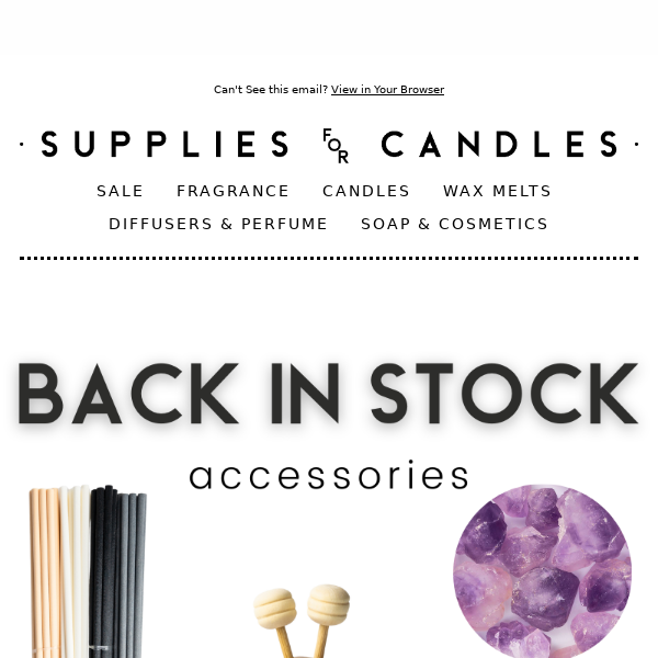BACK IN STOCK: Best Selling Accessories! 😍✨