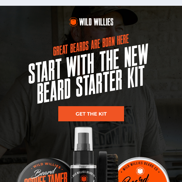 New drop: Here's our NEW Beard Starter Kit
