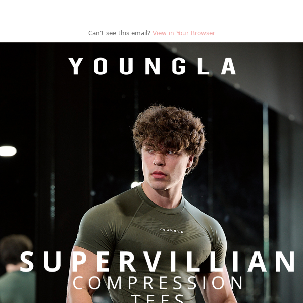YoungLA Mens Restock Live!// Supervillain tees, Compression