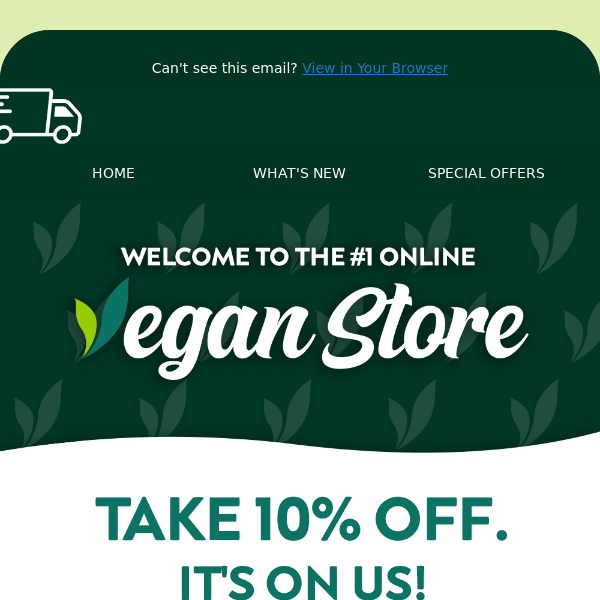 Welcome to the no.1 online Vegan Store 💚
