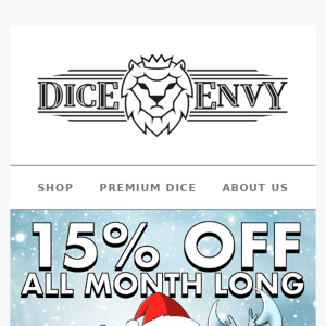 15% Off Sitewide! 🎅🏻