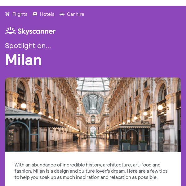 Spotlight on... Milan