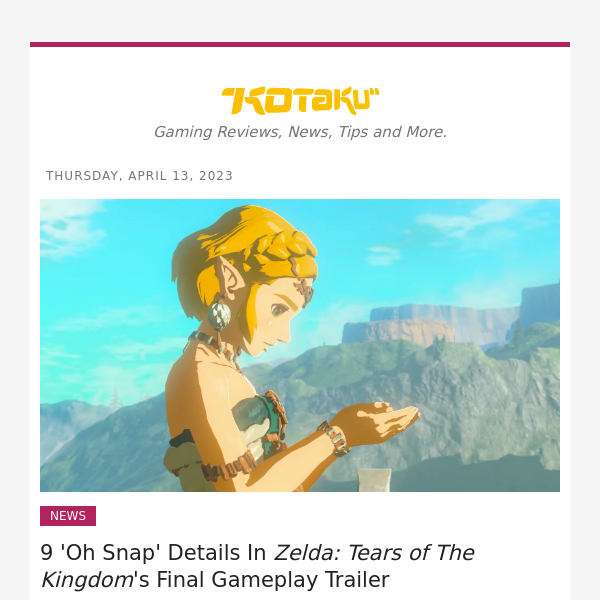 The Legend Of Zelda: Tears Of The Kingdom: The Kotaku Review