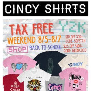 Our Tax-Free Deals Are SO FETCH!