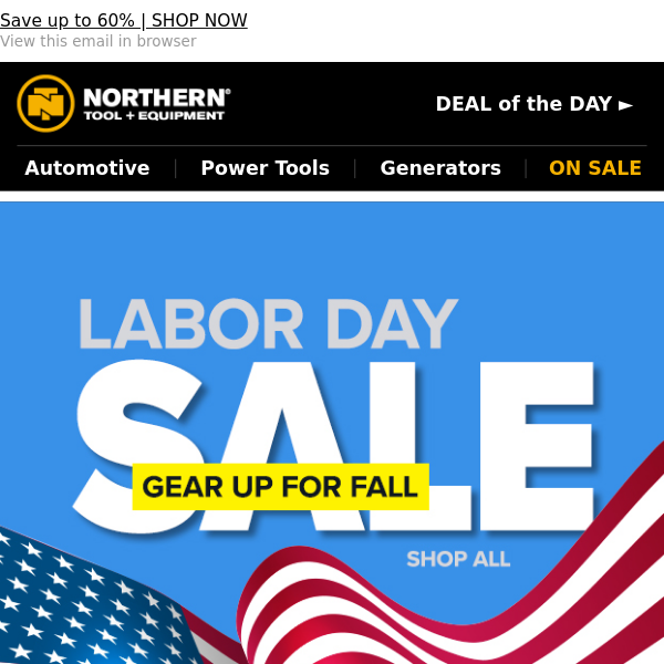 Gear Up For Fall | Shop Labor Day Sale