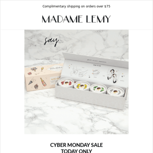CYBER MONDAY: 30% off gift sets – TODAY ONLY!