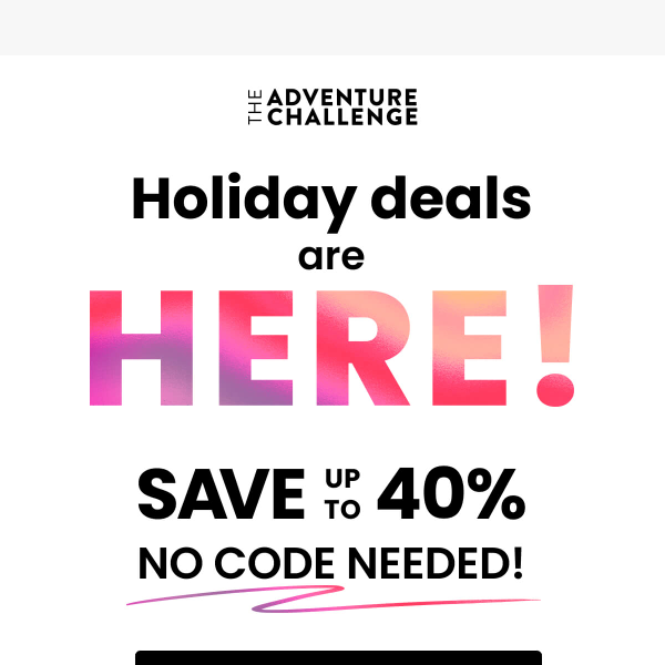Holiday deals are HERE!