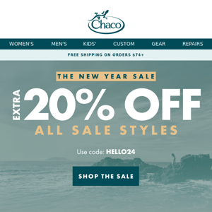 Extra 20% off ALL sale!