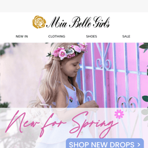 Mia Belle Girls, don't miss out on our new spring collection 🌸🌸