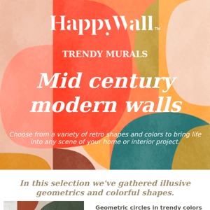 Mid Century Trendy Walls