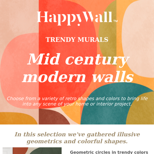 Mid Century Trendy Walls