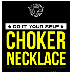 ⭐ Make your own LED Choker Necklace ⭐